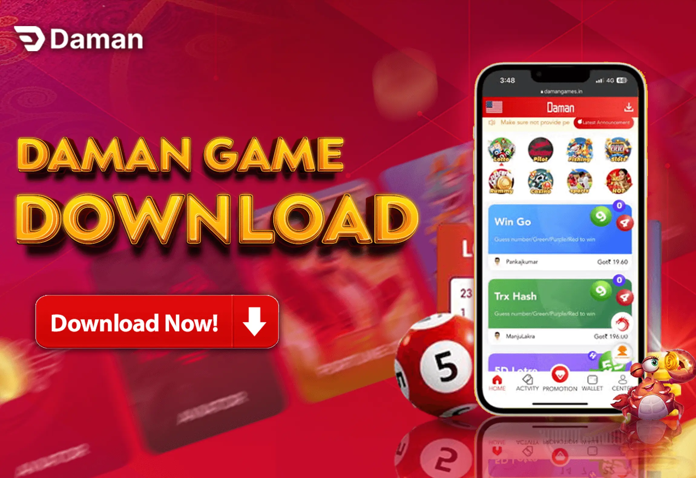 Daman Game Download