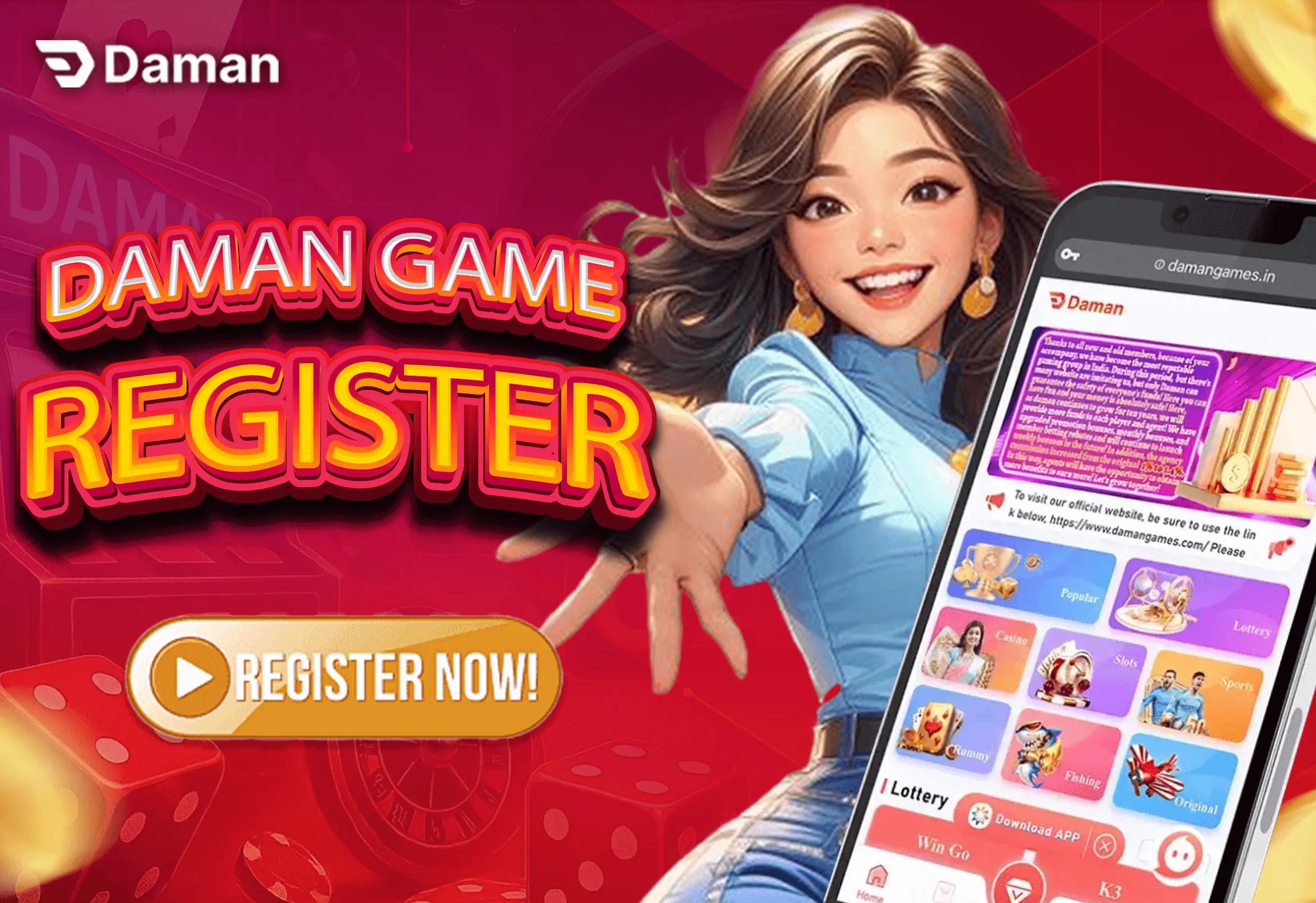 Daman Game Register